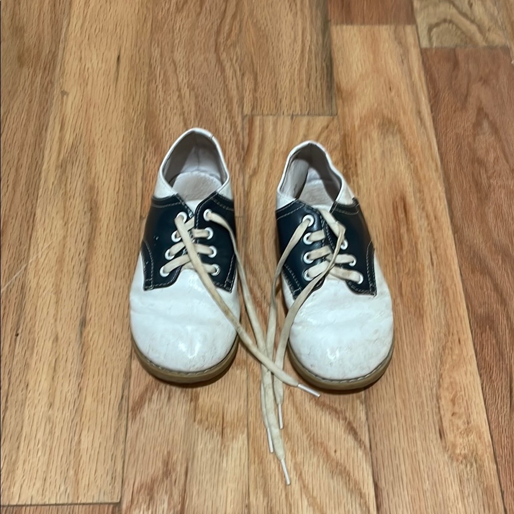 Kids Black and White Shoes